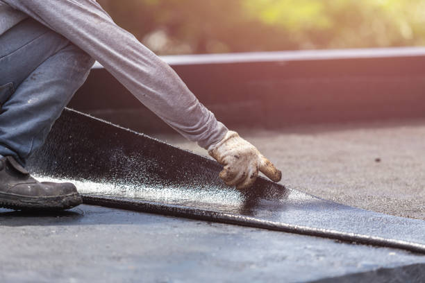 Professional Waterproofing technician working in North Bergen, NJ